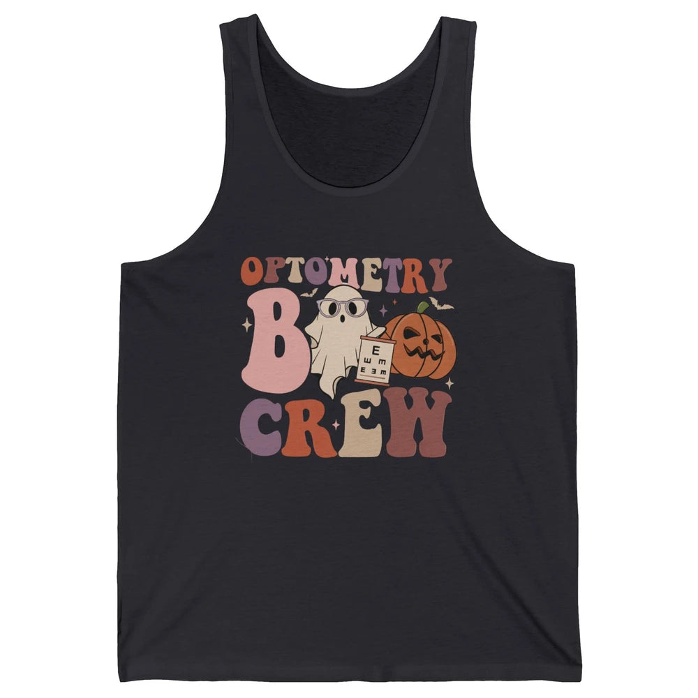 Optometry Boo Crew Halloween Ophthalmic Tech Optometrist Unisex Jersey Tank