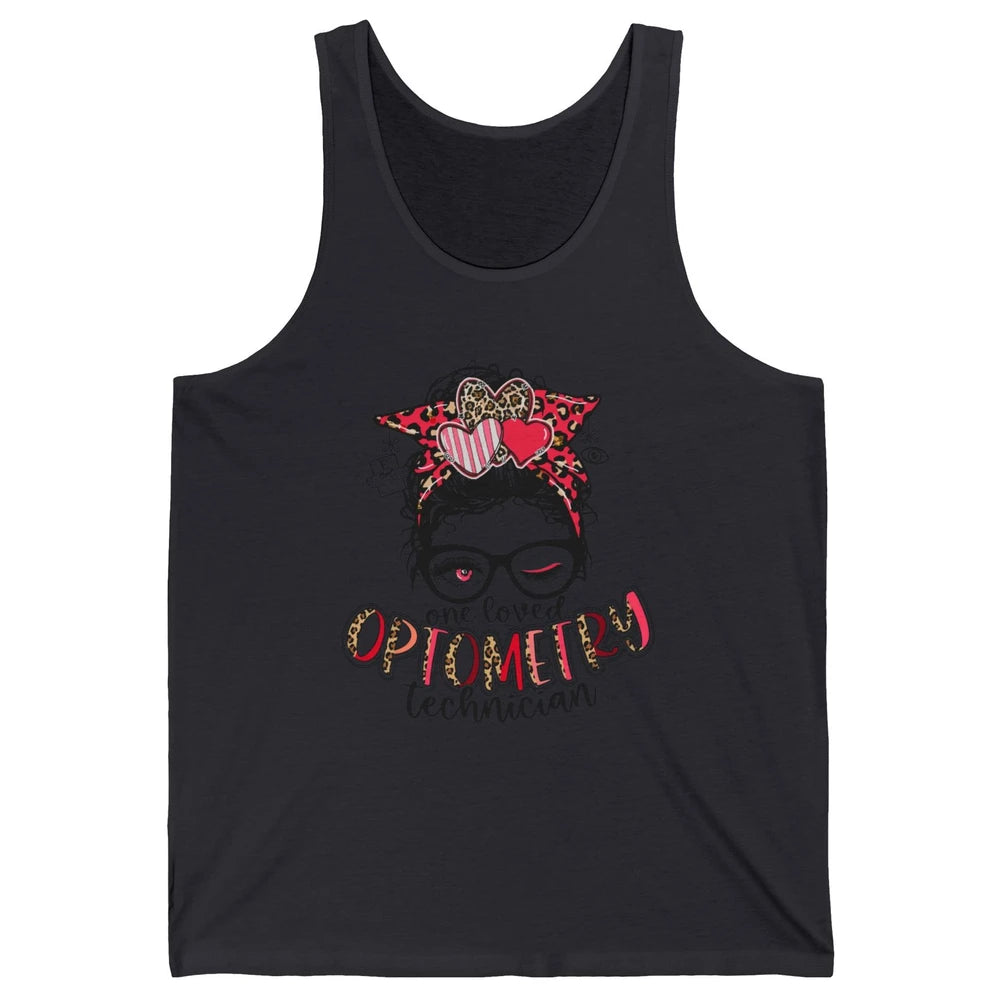 Optometry Tech One Loved Optometry Technician Optometry Girl Unisex Jersey Tank