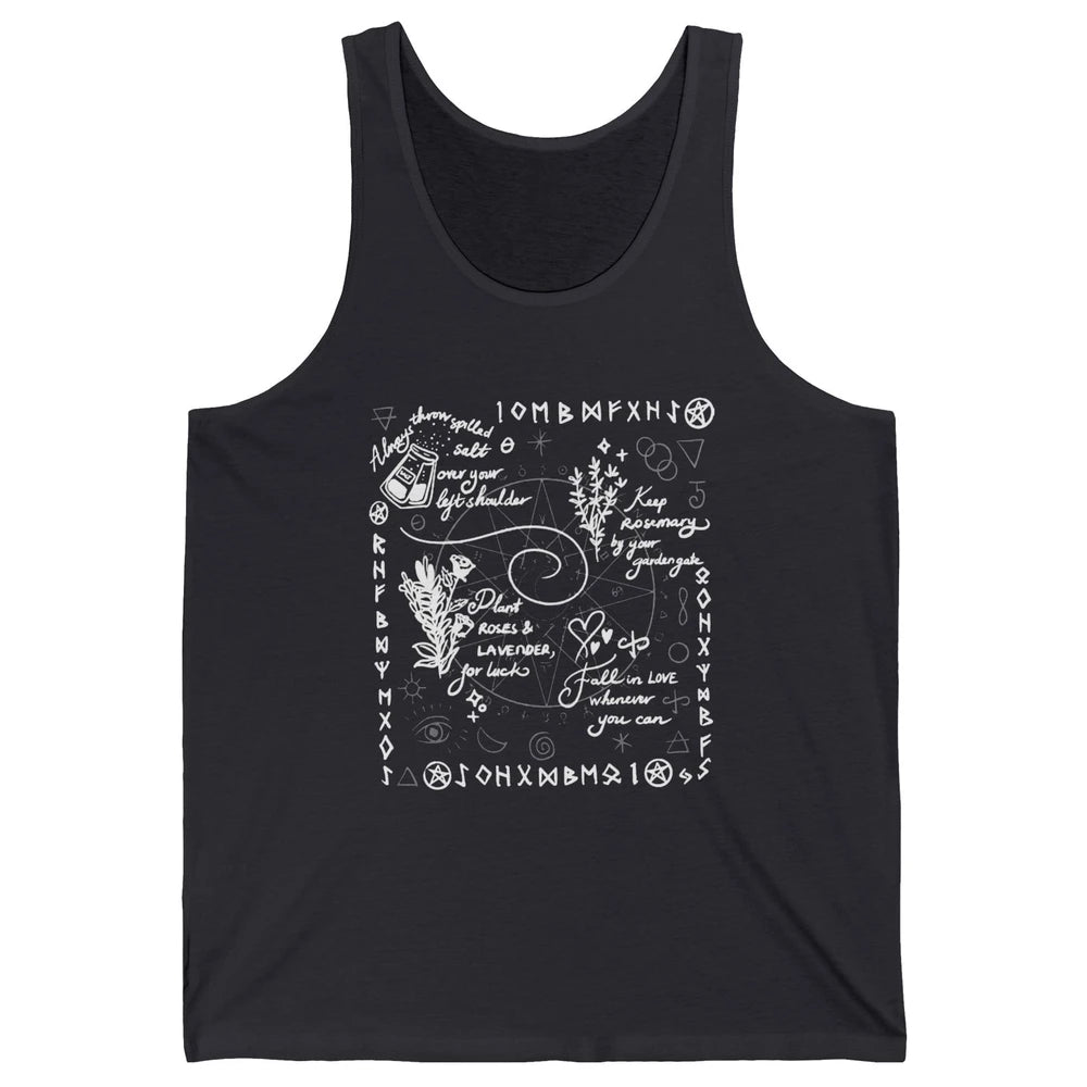 Practical Magic Gardening Card Gardeners Plant Lovers Gift Unisex Jersey Tank