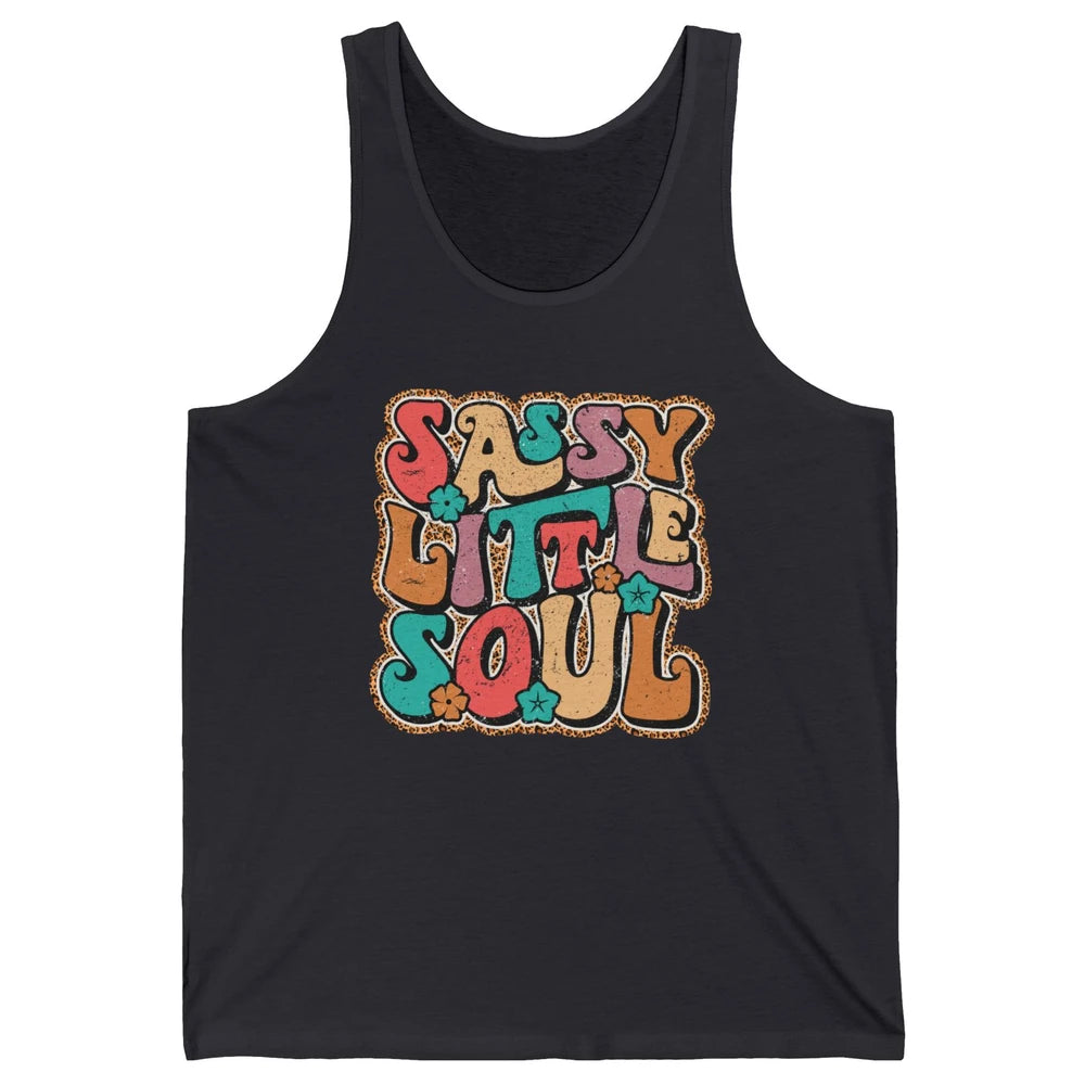 Retro Boho Groovy Sassy Little Soul Western Hippie Cowgirl Unisex Jersey Tank