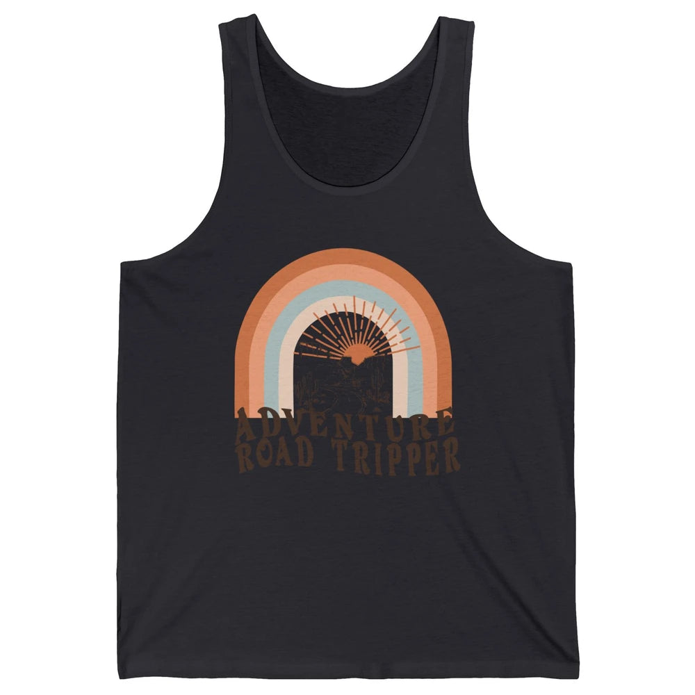 Retro Adventure Road Tripper Vintage Country Wilderness Unisex Jersey Tank