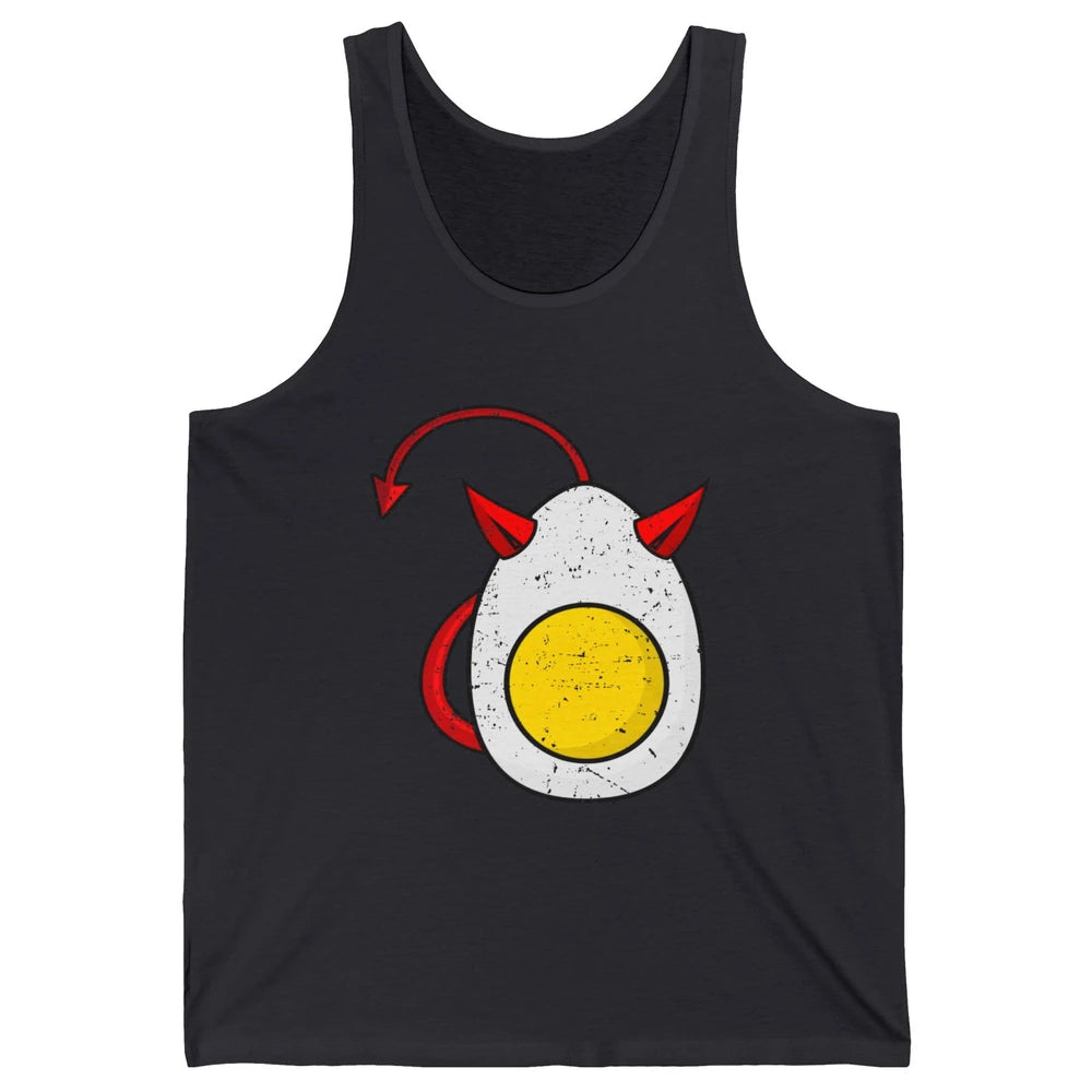 Retro Deviled Egg Funny Halloween Costume Men Women Kids Unisex Jersey Tank