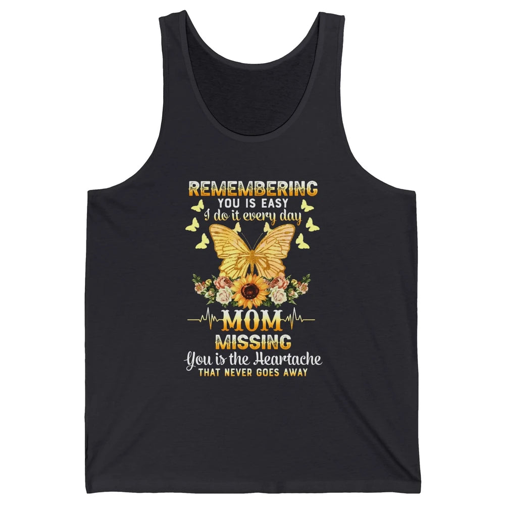 Mother In Heaven Missing You Is The Heartache Loving Memory Unisex Jersey Tank