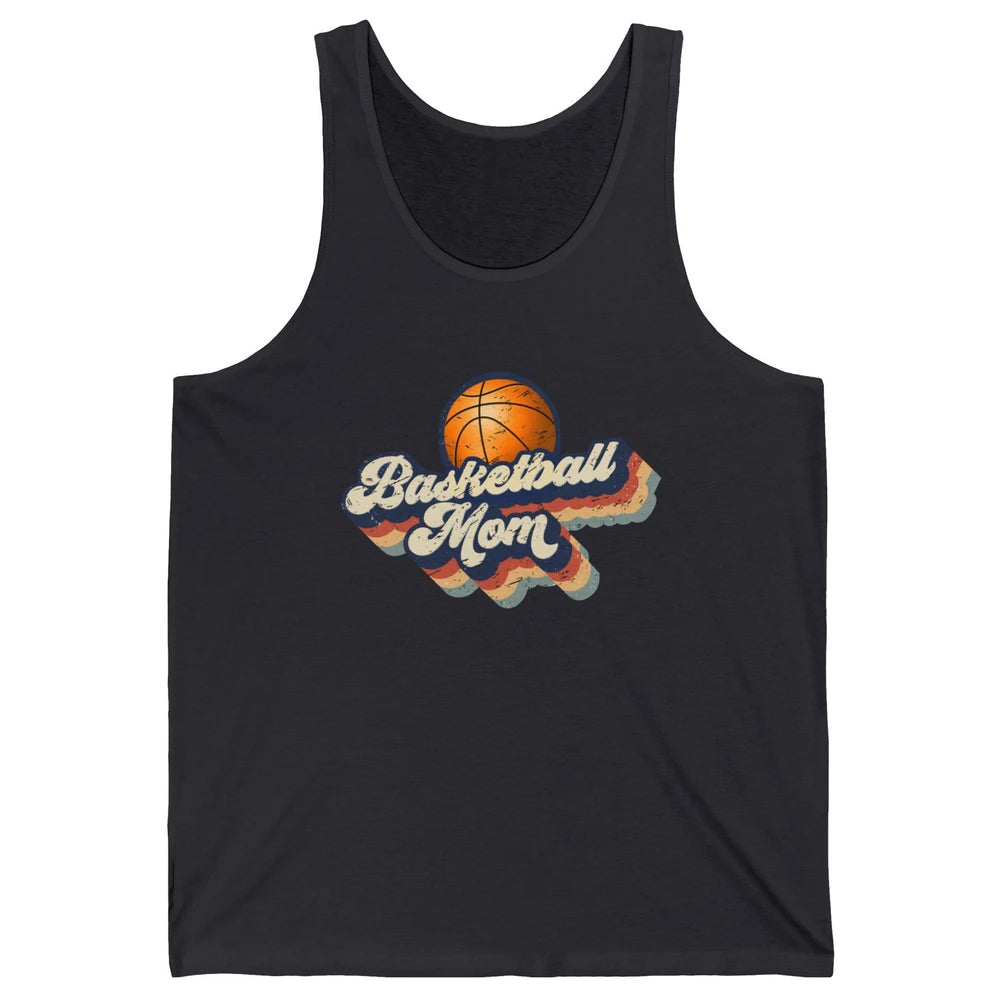 Retro Basketball Mom Basketball Players Mom Mothers Day Gift Unisex Jersey Tank