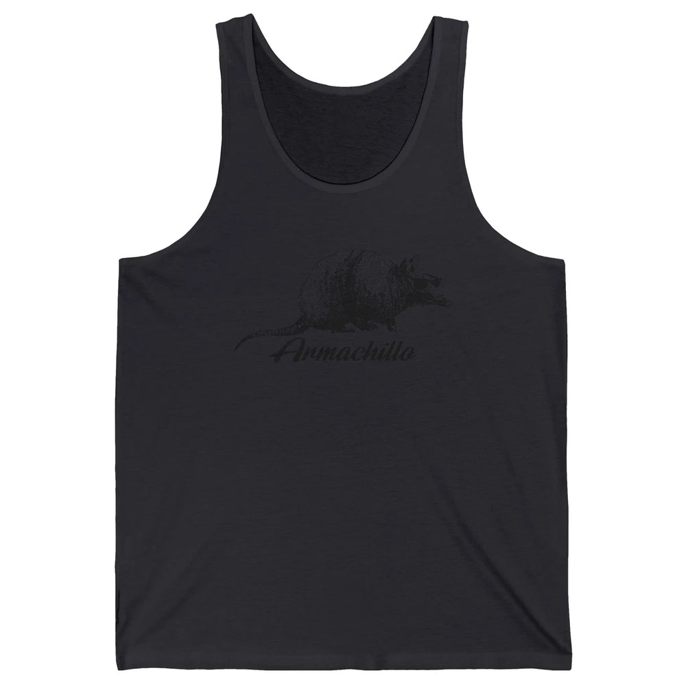 Funny Desert Armadillo Chill Armachillo Texas Western Animal Unisex Jersey Tank