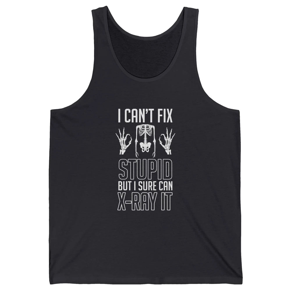 Rad Tech Radiologist Skeleton X-ray Radiology Technician Unisex Jersey Tank