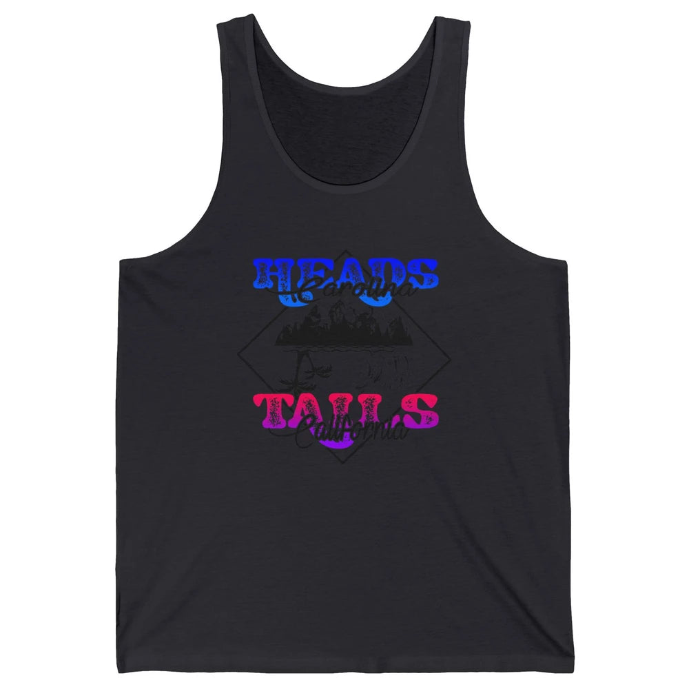 Retro Heads Carolina Tails California Western Summer Beach Unisex Jersey Tank