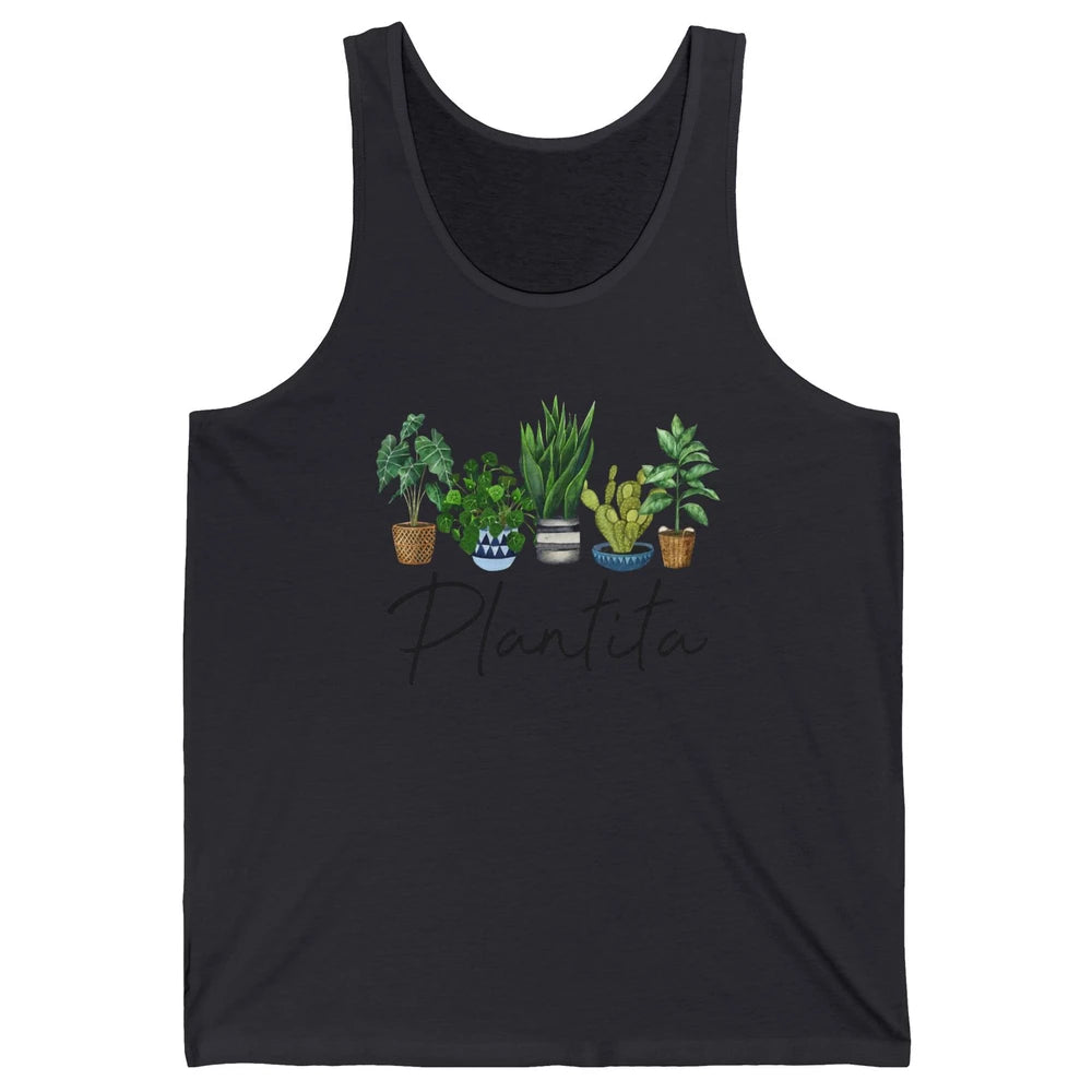 Plantita Plant Lovers Gardening Planting Plant Lady Gift Unisex Jersey Tank