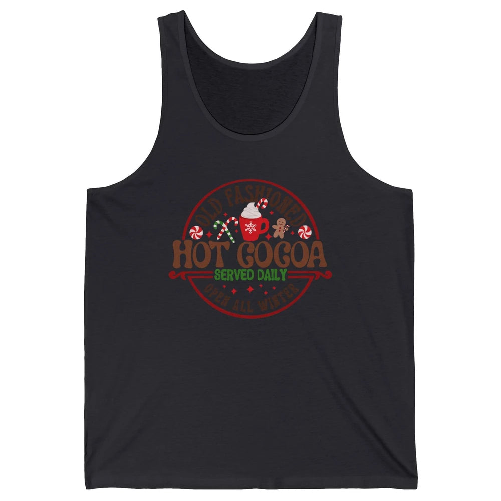 Christmas Gingerbread Hot Cocoa Hot Chocolate Christmas Unisex Jersey Tank
