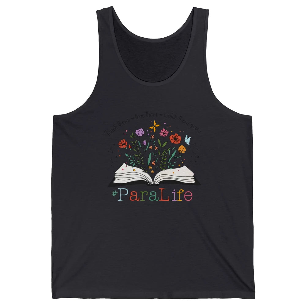 Para Life Paraprofessional Flower Teacher Back To School Unisex Jersey Tank