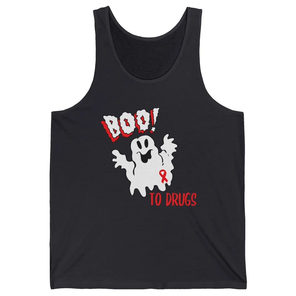 Red Ribbon Week Awareness Say No To Drugs Drug Free Unisex Jersey Tank