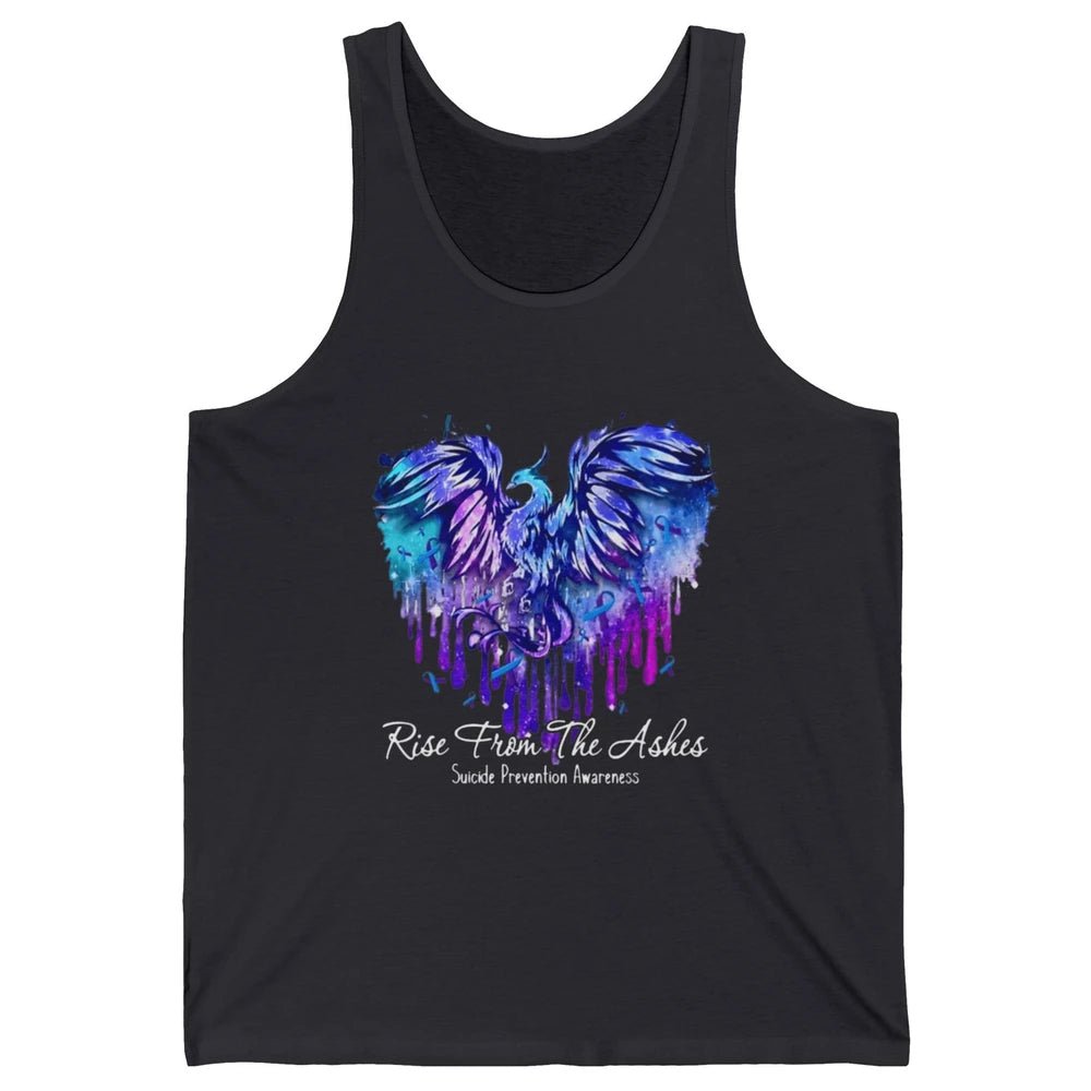 Phoenix Bird Warrior Love Suicide Prevention Awareness Month Unisex Jersey Tank