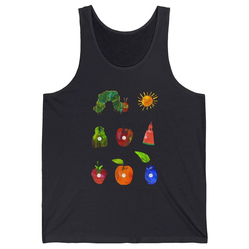 Hungry Caterpillar Fruit Always Hungry Caterpillar Saturday Unisex Jersey Tank