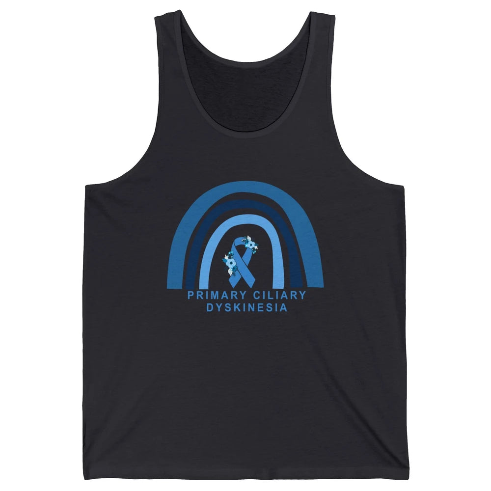 Primary Ciliary Dyskinesia Blue Rainbow Respiratory Diseases Unisex Jersey Tank