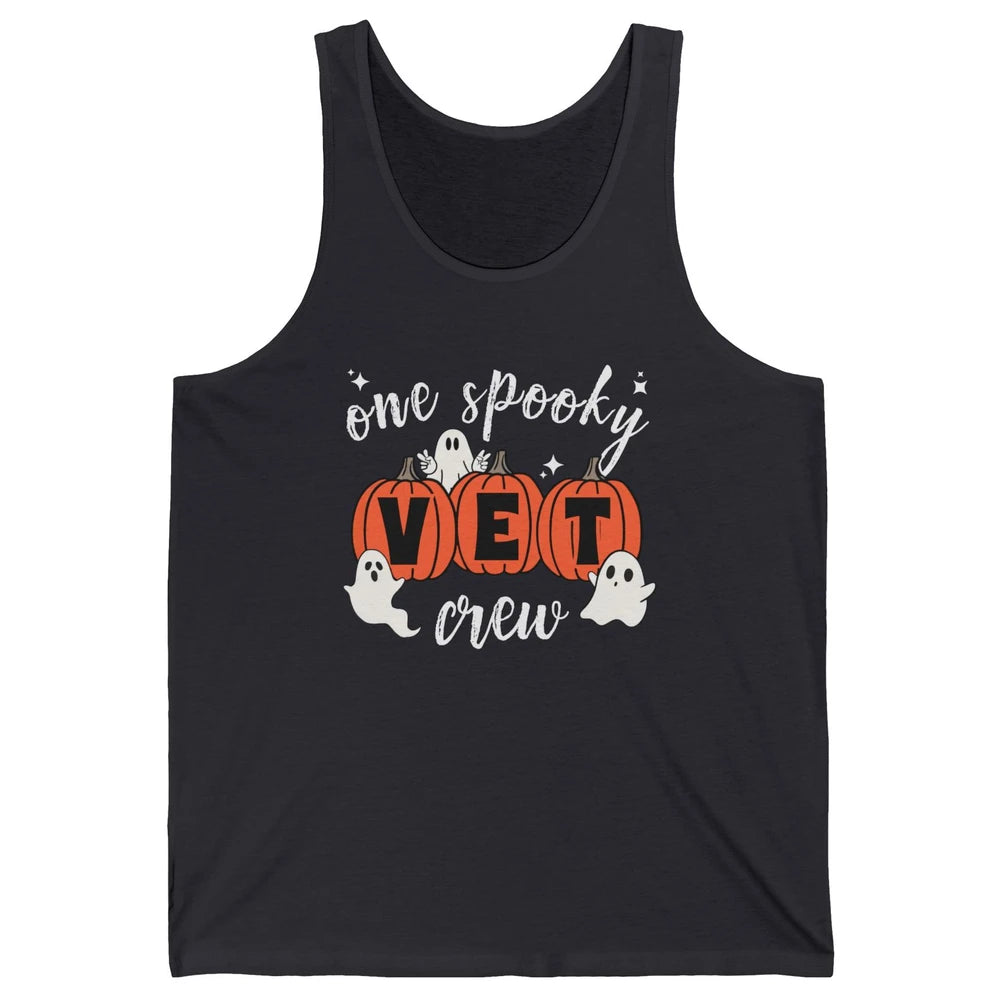 One Spooky Veterinarian Vet Squad Halloween Vet Tech Nurse Unisex Jersey Tank
