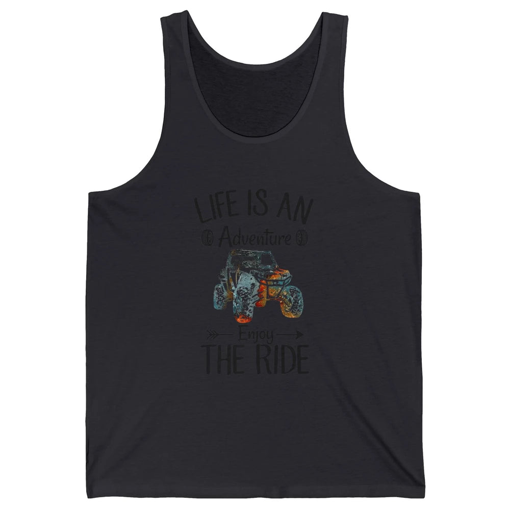 Retro Life Adventure Enjoy Ride UTV Offroad Riding SXS Mud Unisex Jersey Tank