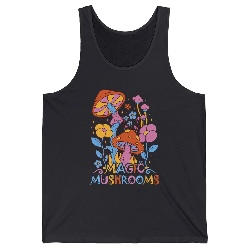Mycology Fungi Magical Mushroom Hippie Mycologist Hunting Unisex Jersey Tank