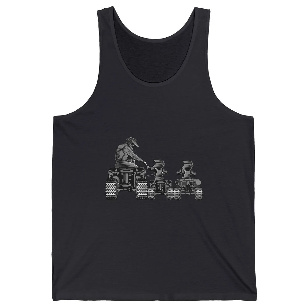 Quad Bike Father And Son Four Wheeler ATV SXS Life Offroad Unisex Jersey Tank