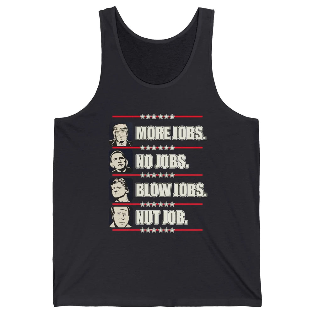 Presidents Vote Trump Anti Biden Obama Clinton Funny Choice Unisex Jersey Tank