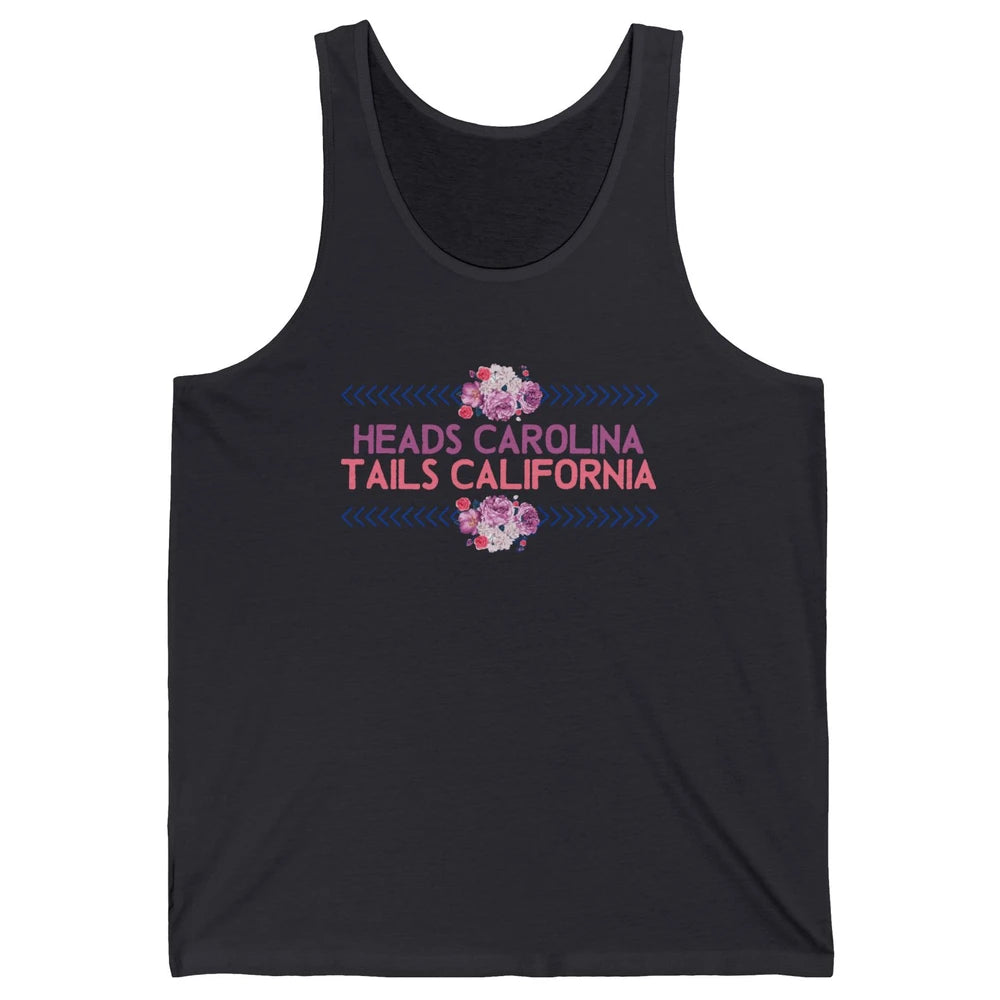 Retro Heads Carolina Tails California Western Summer Holiday Unisex Jersey Tank
