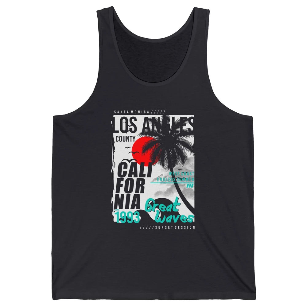 Retro Los Angeles California West Coast Endless Summer 1993 Unisex Jersey Tank