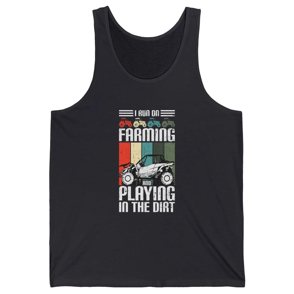 Retro Play In Dirt UTV Mud Riding Dirty SXS Rider Offroad Unisex Jersey Tank