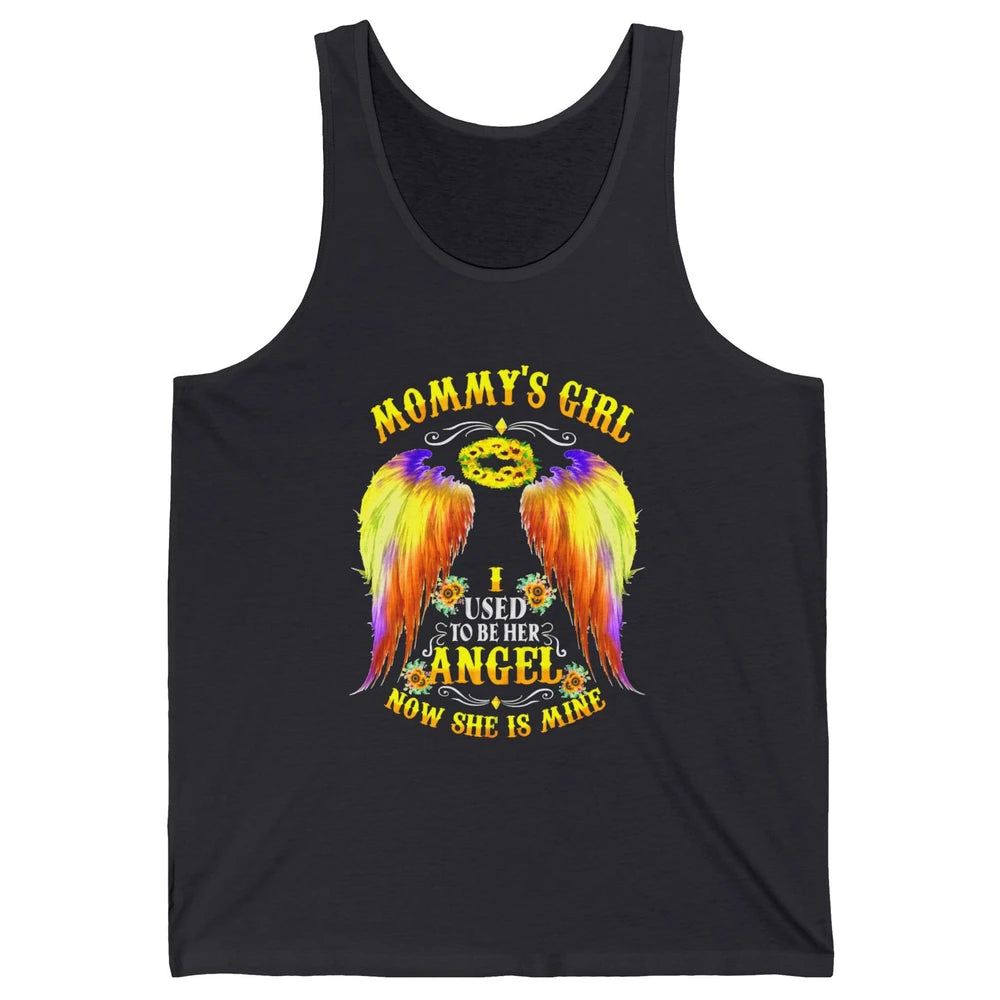 Mommy's Girl I Used To Be Her Angel Now She Is Mine Mom Gift Unisex Jersey Tank