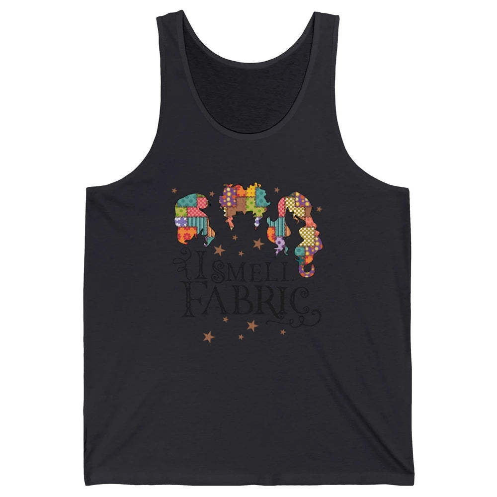 Quilting Witch I Smell Fabric Funny Halloween Sewing Costume Unisex Jersey Tank