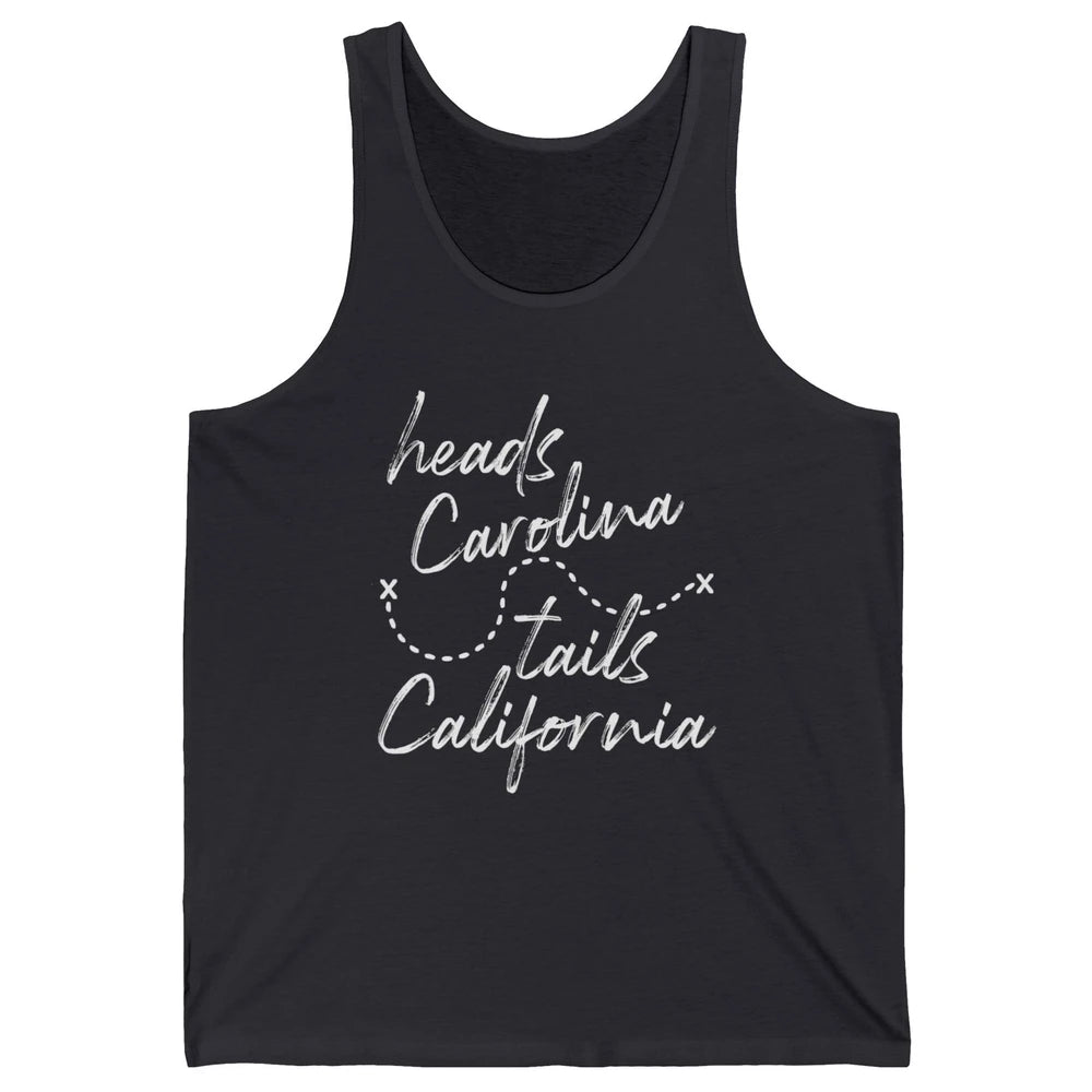 Retro 90s Heads Carolina Tail California Beach Summer Travel Unisex Jersey Tank