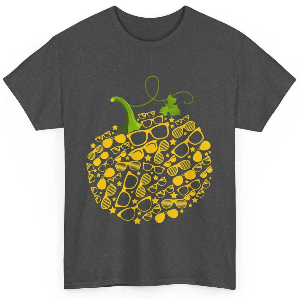 Pumpkin Glasses Optometry Optician Halloween Spooky Season Classic Unisex T-Shirt