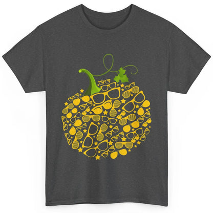 Pumpkin Glasses Optometry Optician Halloween Spooky Season Classic Unisex T-Shirt