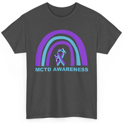 Mixed Connective Tissue Disease Awareness MCTD Floral Ribbon Classic Unisex T-Shirt