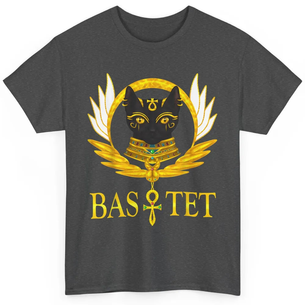 Retro Ancient Egyptian Cat Egypt Goddess Bastet Wings Horus Classic Unisex T-Shirt