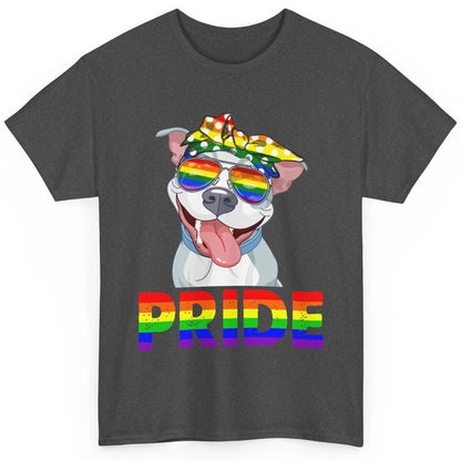 Pitbull Pride Dog Mom LGBT Gay Pride Month Classic Unisex T-Shirt