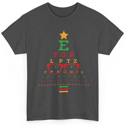 Optician Christmas Funny Xmas Tree Eyeglasses Optometrist Classic Unisex T-Shirt