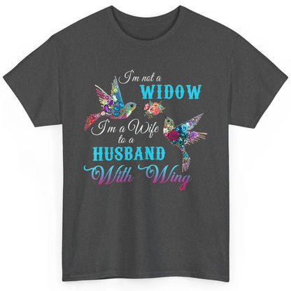 Not Widow Wife Of Husband In Heaven Angel With Wings Birds Classic Unisex T-Shirt