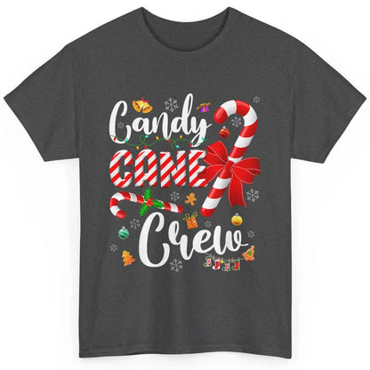 Merry Christmas Sweet Candy Cane Crew Xmas Tree Lights Santa Classic Unisex T-Shirt