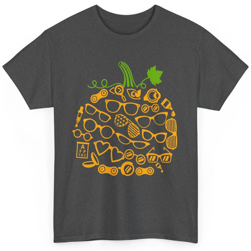 Optometry Glasses Pumpkin Halloween Optometrist Optician Classic Unisex T-Shirt