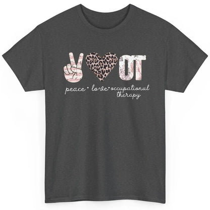 Retro Occupational Therapist Peace Love Occupational Therapy Classic Unisex T-Shirt