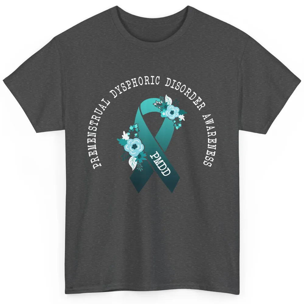 Premenstrual Dysphoric Disorder PMDD Awareness Ribbon Classic Unisex T-Shirt