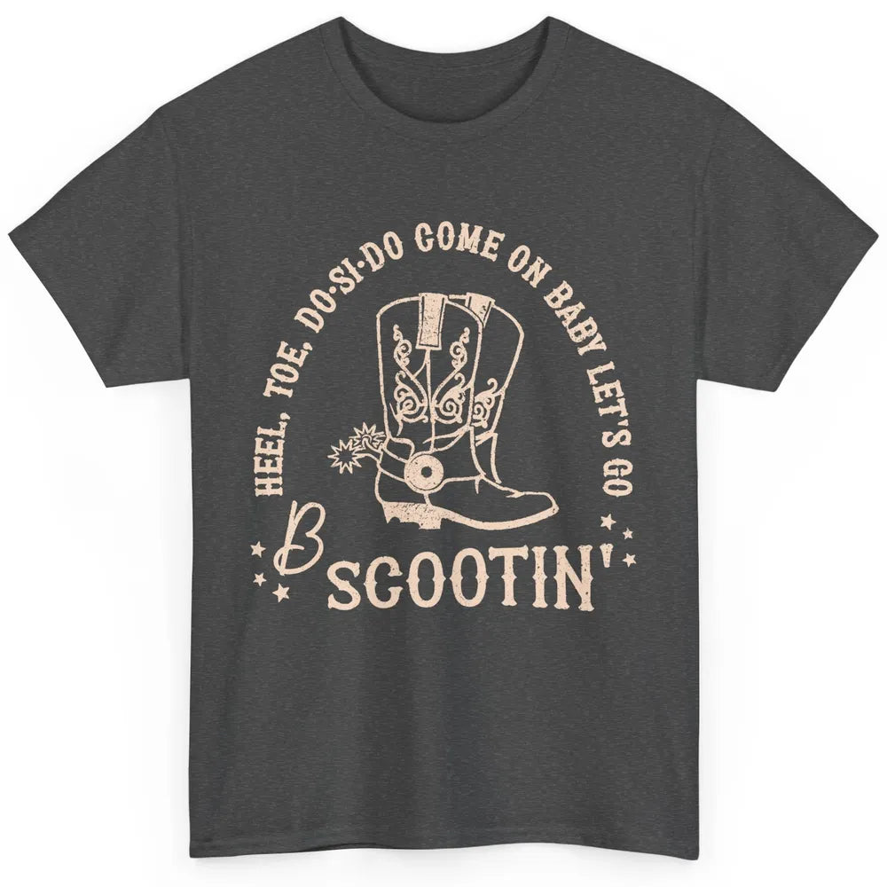 Retro Cowboy Come On Boot Scootin' Boogie Western Country Classic Unisex T-Shirt