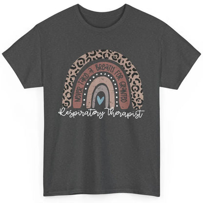 Retro Respiratory Therapy Rainbow Respiratory Therapist Gift Classic Unisex T-Shirt