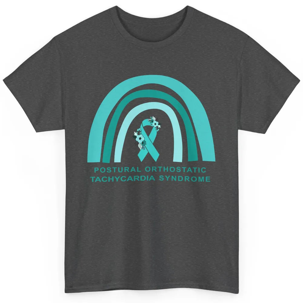 POTS Postural Orthostatic Tachycardia Syndrome Turquoise Classic Unisex T-Shirt