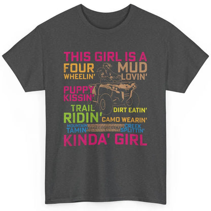 Retro Mud Quad Princess UTV ATV Rider 4 Wheel SXS Offroad Classic Unisex T-Shirt