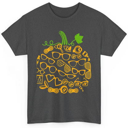 Pumpkin Glasses Optometry Optician Halloween Spooky Season Classic Unisex T-Shirt