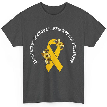 Persistent Postural-perceptual Dizziness PPPD Yellow Ribbon Classic Unisex T-Shirt