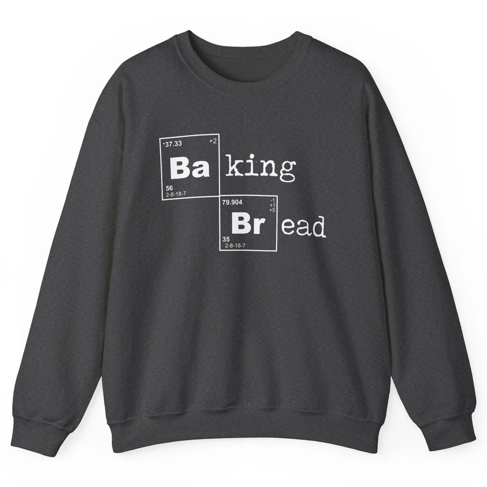 Retro Baking Bread Funny Baking Lovers Gift Bread Bakers Unisex Crewneck Sweatshirt