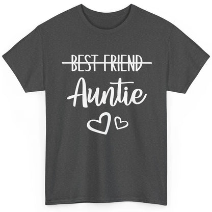Promoted From Bestie To Auntie Pregnancy Reveal Bestfriend Classic Unisex T-Shirt