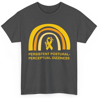 Persistent Postural-perceptual Dizziness PPPD Yellow Rainbow Classic Unisex T-Shirt