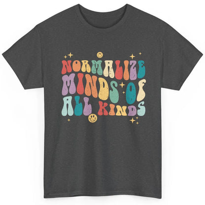 Retro Autism Normalize Minds Of All Kinds Neurodiversity Classic Unisex T-Shirt